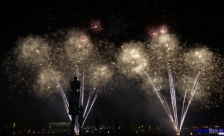 Fireworks at Festival Bay - Dubai, UAE