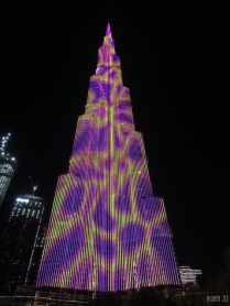 Burj Khalifa show - Dubai, UAE