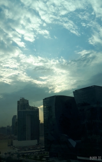 Sunrise clouds - Business Bay, Dubai, UAE