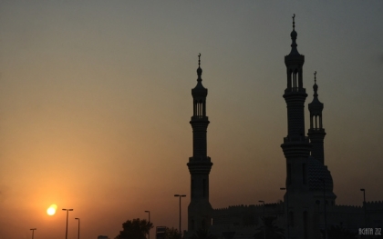 Sunset at Umm Al Quwain, UAE
