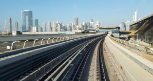 Metro ride - Dubai, UAE