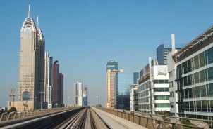 Metro ride - Dubai, UAE